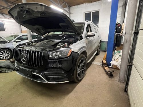 Кузовные работы в Минске — Mercedes из США, ремонт капота, бампера, покраска.